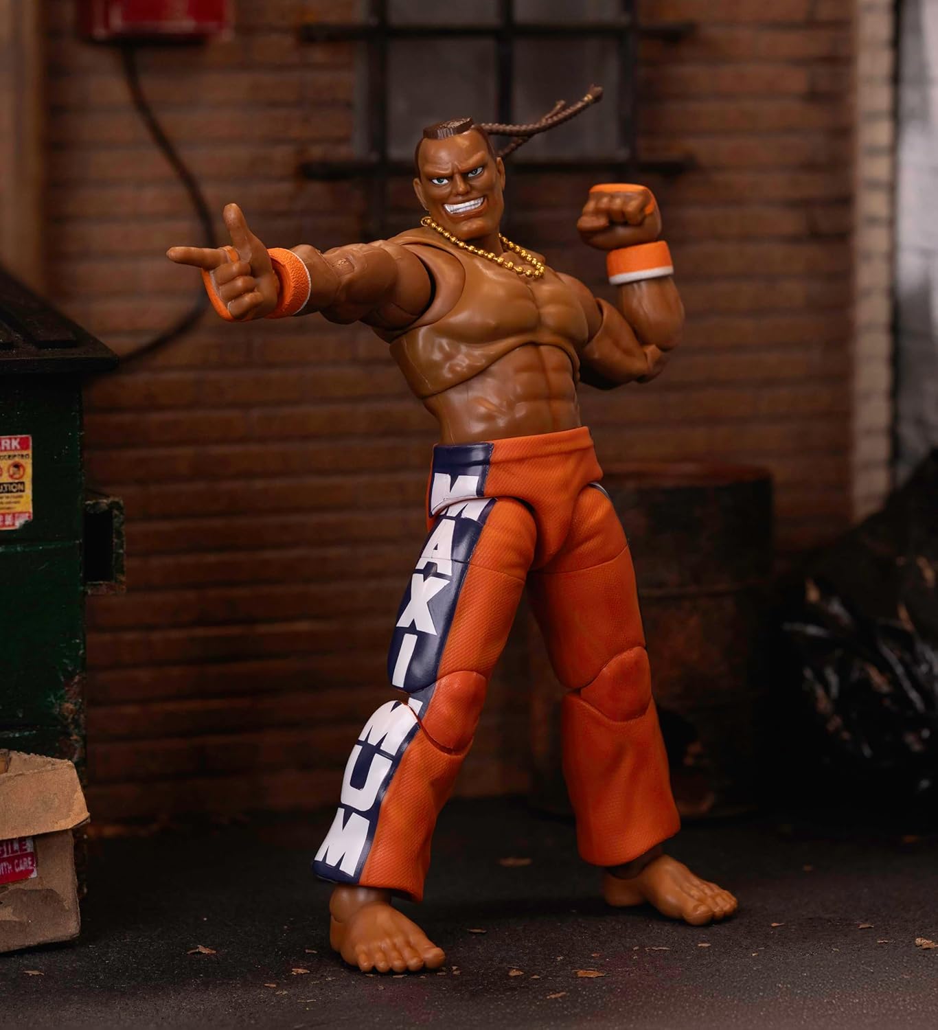 Jada Toys – Street Fighter II Dee Jay Action Figure Wave 3 – 1:12 Scale, 6" Tall