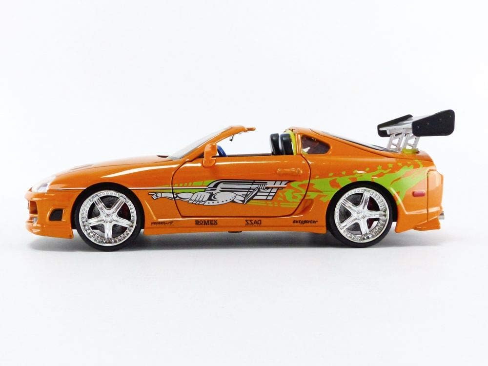 Jada 1:24 Diecast 1995 Toyota Supra with Brian O'Conner Figure – Collectible for Fast & Furious Fans