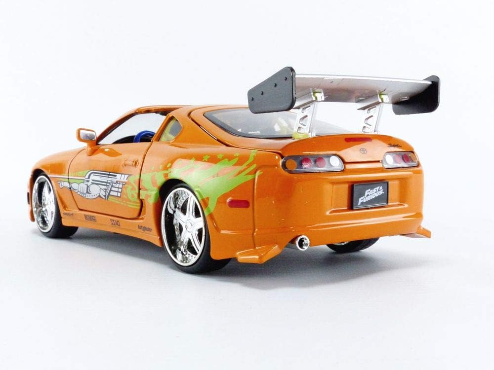 Jada 1:24 Diecast 1995 Toyota Supra with Brian O'Conner Figure – Collectible for Fast & Furious Fans