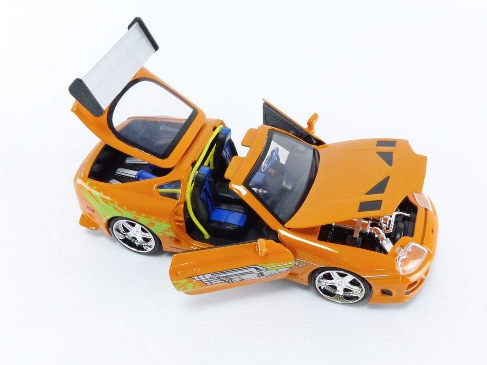 Jada 1:24 Diecast 1995 Toyota Supra with Brian O'Conner Figure – Collectible for Fast & Furious Fans
