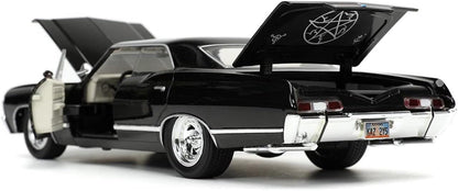 Supernatural 1:24 1967 Chevy Impala Die-cast Car w/ Dean Winchester Die-cast Figure, Toys for Kids and Adults