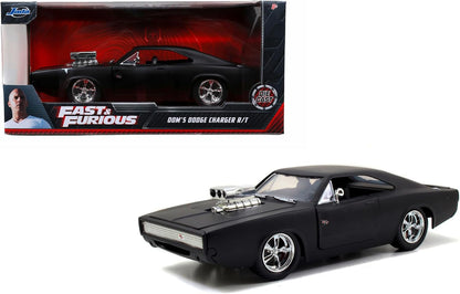 Jada Toys Fast & Furious – Metal Dom & 1970 Dodge Charger R/T (1:24) – Collectible Die-Cast Car