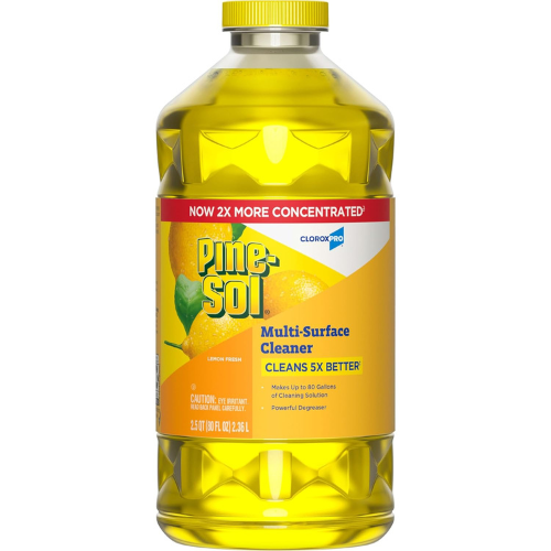 Pine Sol Multi Surface Cleaner CloroxPro, 2x Concentrated , Lemon Fresh , 80 fl oz