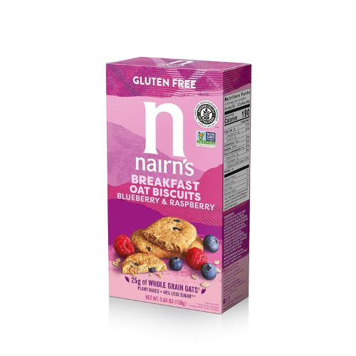 Nairn's Gluten Free Blueberry & Raspberry Breakfast Biscuits 5.64 oz