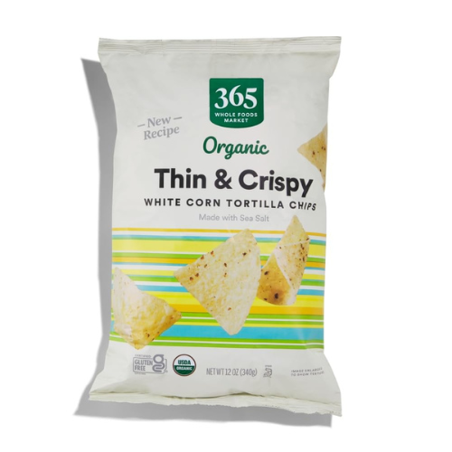 365 by Whole Foods Market Organic White Corn Tortilla Chips 12 oz