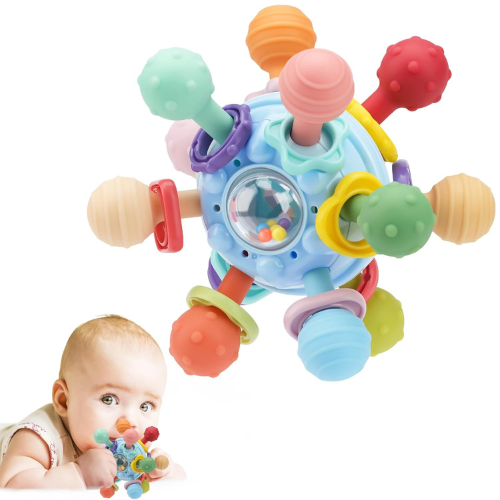 Montessori Baby Sensory and Teething Toys – Developmental learning toys for infants and toddlers aged 0–18 months , suitable as gifts for 1–2 year old boys and girls.