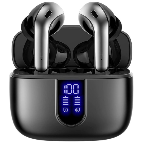 TAGRY Wireless Earbuds – 60H Playback, LED Display, IPX5