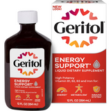 Geritol Liquid Vitamin & Iron Supplement, Energy Support, 12 oz