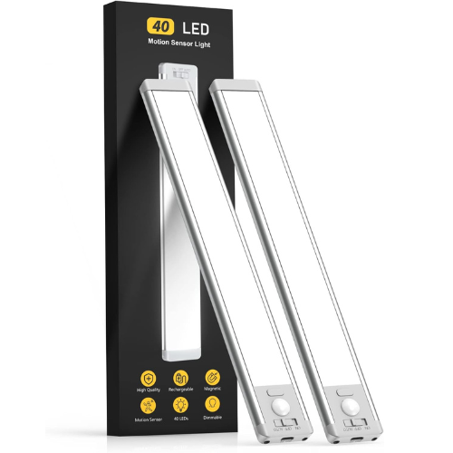 10" Under Cabinet Lights – 2 Pack Rechargeable Motion Sensor