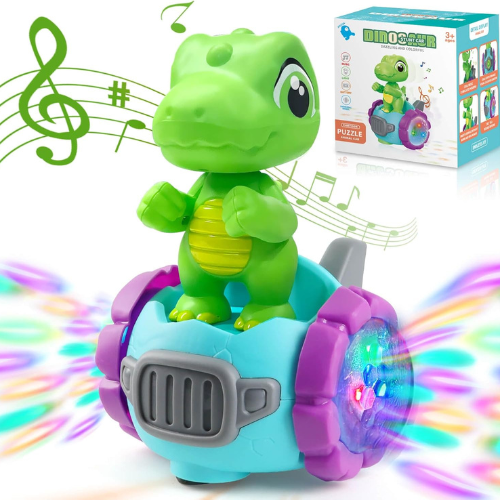 Dinosaur Robot Car Toy with Lights & Music , Fun Birthday & Christmas Gift