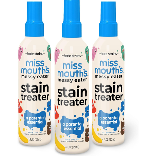 Miss Mouth's Messy Eater Stain Treater Spray ,  3 Pack (4oz Each).
