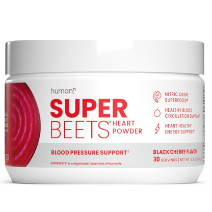 humanN SuperBeets Powder – Heart Health Support, Black Cherry Flavor, 30 Servings