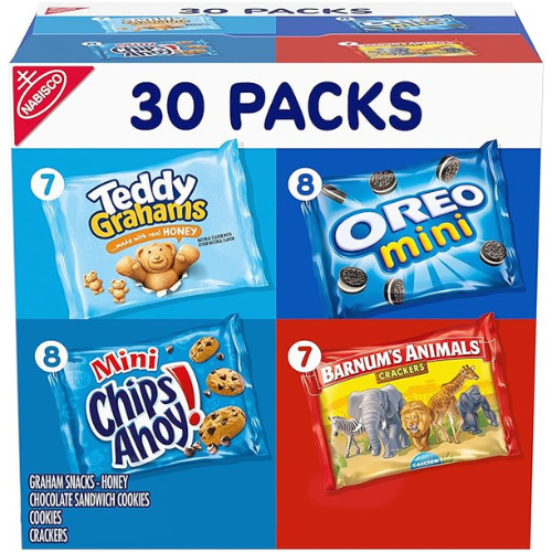 Nabisco Team Favorites Snack Pack – 30 Ct Variety