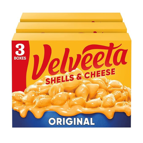 Velveeta Shells & Cheese – Original, 3-Pack (12 oz Boxes)
