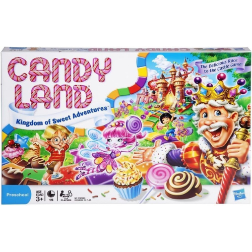 Hasbro Gaming Candy Land Kingdom of Sweet Adventures , Board Game for Kids.