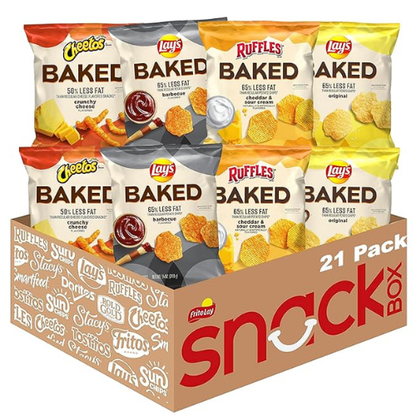 Frito-Lay Baked Snack Variety Pack – 0.875oz × 21 Bags