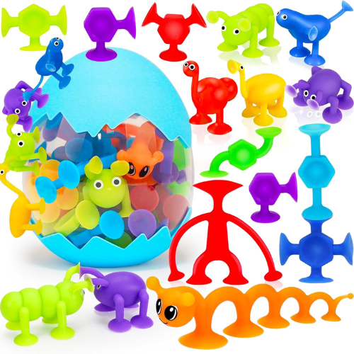 32 Piece Toddler Suction Cup Toys Set.
