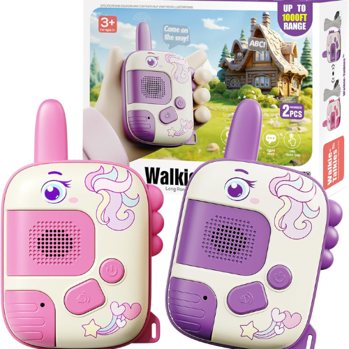 Walkie Talkies for Girls Unicorn 2 Pack Toys.
