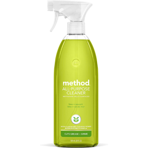 Method All Purpose Cleaner Spray Lime + Sea Salt Scent , Plant Based Biodegradable Formula , 28 oz, Pack of 1