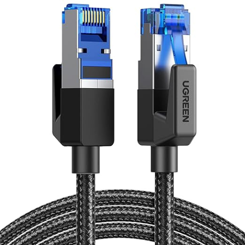UGREEN Cat 8 Ethernet Cable – 6FT, 40Gbps Braided LAN Cord