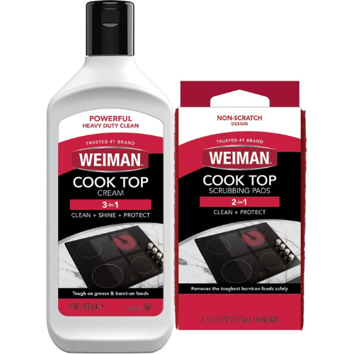 Weiman Ceramic & Glass Cooktop Cleaner , Heavy Duty Cleaner & Polish.
