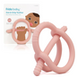 Frida Baby Get A Grip Silicone Teether  BPA Free Teething Toy for Infants (Pink)