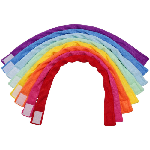 8 Pack Sensory Chew Necklaces for Kids Terry Cloth Teething & Chewy Bands for Autism , ADHD , SPD & Anxiety