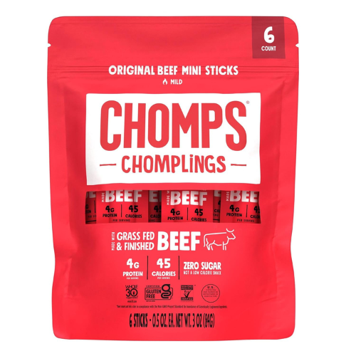 CHOMPS Mini Grass , 0.5 oz Each, Pack of 6.