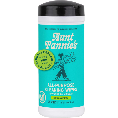 Aunt Fannie's Natural Cleaning Vinegar Wipes , 35 Count.