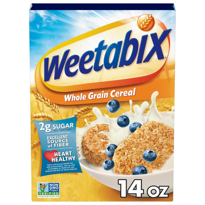 Weetabix Whole Grain Wheat Biscuits  14oz Box