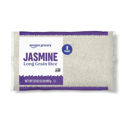 Amazon Grocery Jasmine Long Grain Rice , 2 lb