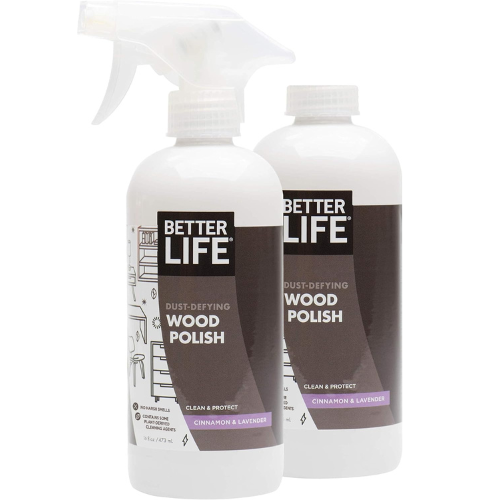 BETTER LIFE Wood Furniture Polish  , 16oz (2 Pack).