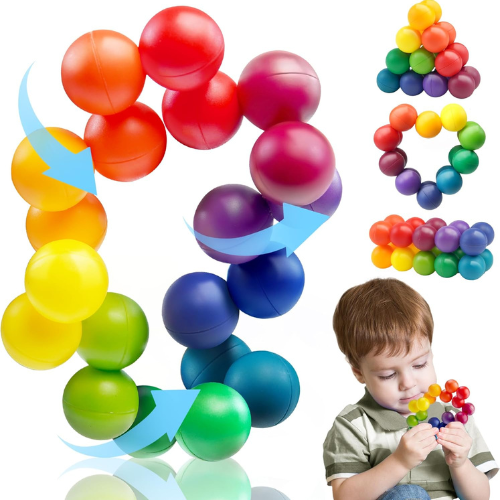 Autism Sensory Fidget Ball Toy  Calming Travel and Classroom Activity for Kids Ages 3–8