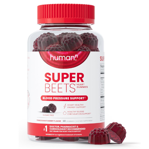 humanN SuperBeets Gummies – Energy & Circulation Support, Sugar-Free, 60ct