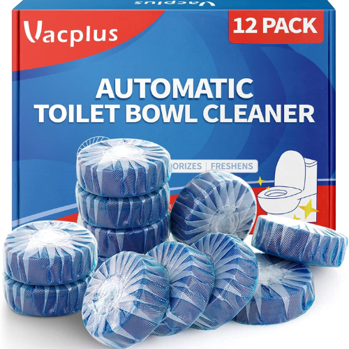 Vacplus Automatic Toilet Bowl Cleaner Tablets , 12-Pack.