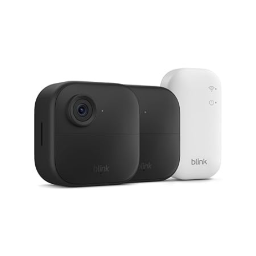 Blink Outdoor 4 Security Camera System – 2 Cameras, HD, 2-Year Battery