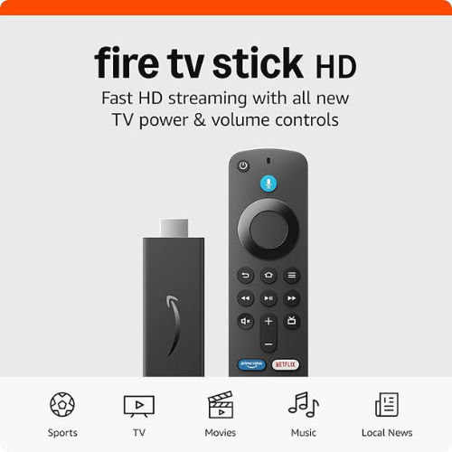 Fire TV Stick HD – Alexa Voice Remote (Latest Model)