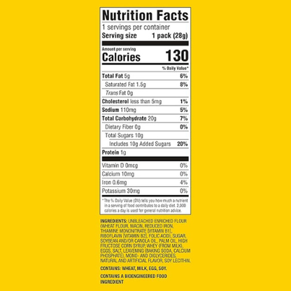 NILLA Mini Vanilla Wafers – 10 Snack Packs