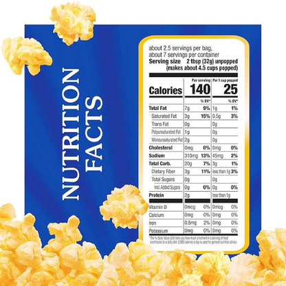 ACT II Butter Lovers Microwave Popcorn – 3-Pack (2.75 oz Bags)