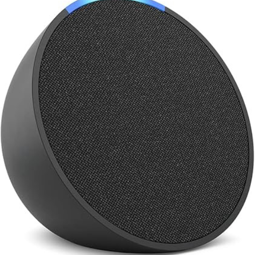 Echo Pop Smart Speaker – Alexa+ (Charcoal, Compact)