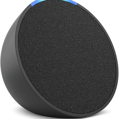 Echo Pop Smart Speaker – Alexa+ (Charcoal, Compact)