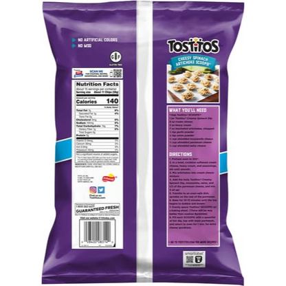 Tostitos Scoops Tortilla Chips Party Size Bag 14.5 Oz