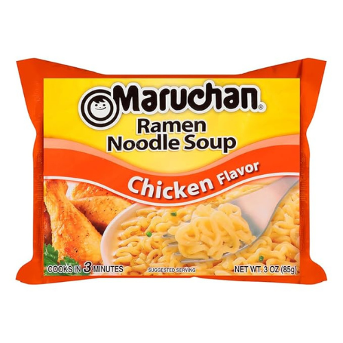 Maruchan Ramen Chicken – 24-Pack Instant Noodles (3 oz Each)