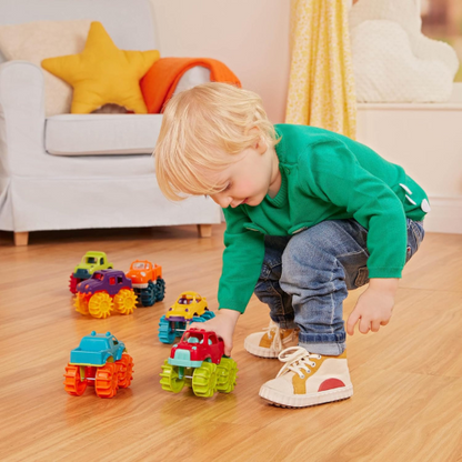 Battat Plastic Toy Cars , 6 Piece.