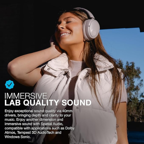 JLab JBuds Lux ANC Headphones – Mauve, Hybrid Noise Cancelling