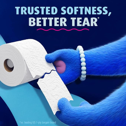 Charmin Ultra Soft Toilet Paper – 6 Mega Rolls (Equals 24 Regular Rolls)