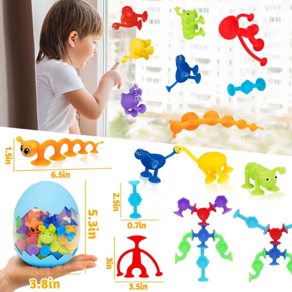 32 Piece Toddler Suction Cup Toys Set.