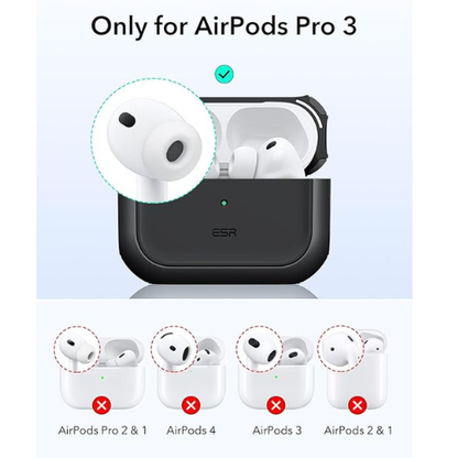 ESR AirPods Pro 3 Case – MagSafe, Drop Protection, Black