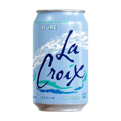 LaCroix Sparkling Water – Pure, 12oz × 12 Cans