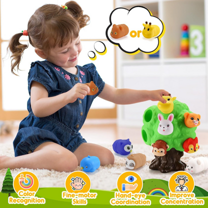 Farm & Forest Animal Montessori Toys for Toddlers Ages 1-6.